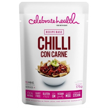 Celebrate Health Chilli Con Carne Recipe Base 175g